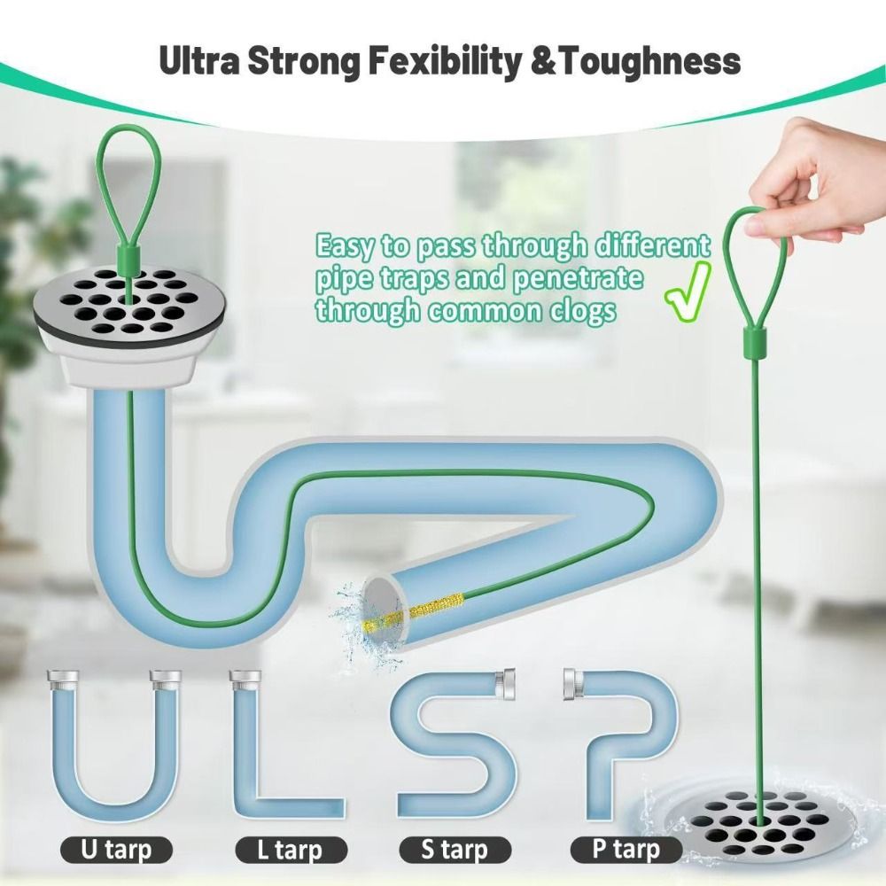 5pcs Practical Flexible Drain  - Drain Snake Flexible ulasan dan harga