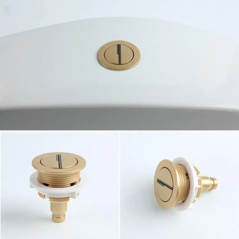 Chrome Plating Toilet Push But - Toilet Fill Valve ulasan dan harga