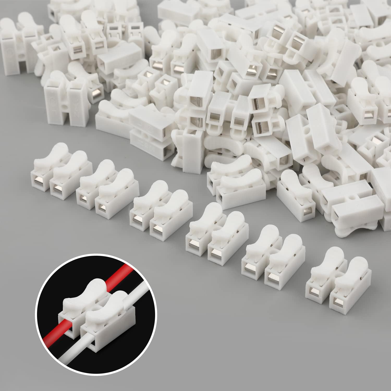 50pcs Push Quick Wire Cable CH - Push Fit Connector ulasan dan harga
