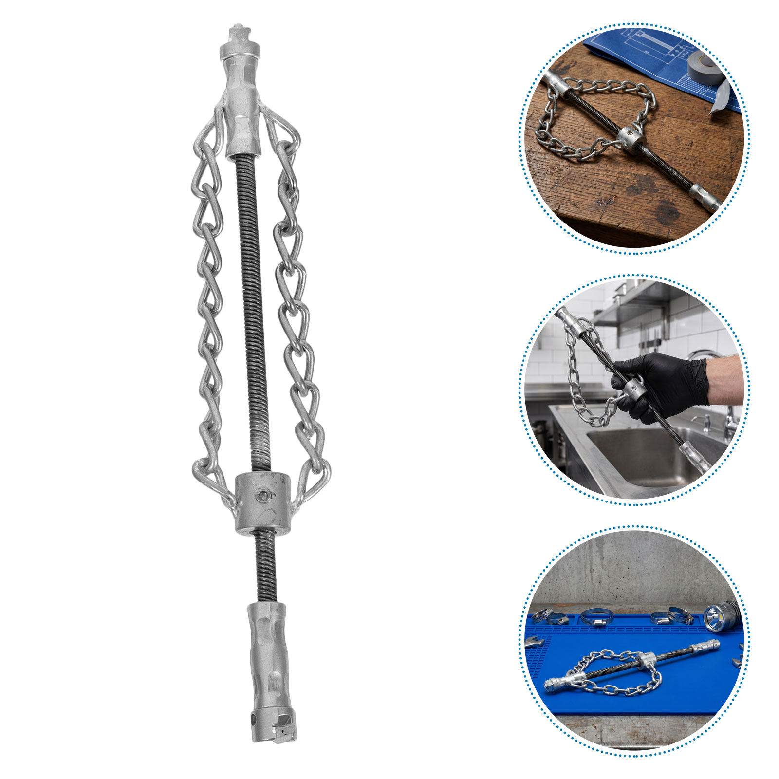 2Pcs Heavy Duty Mainline Sewer - Drain Snake Flexible ulasan dan harga